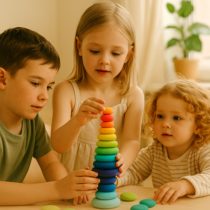Pebblio™ – Creatief stapelplezier voor nieuwsgierige kids – Montessori Stenen