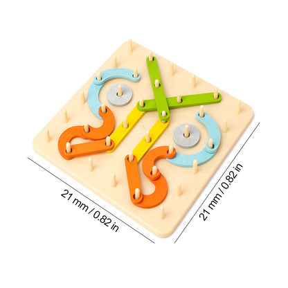 Evi™ – Montessori Geobord Puzzel
