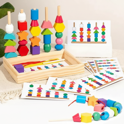 SanneSort™ – 5-in-1 Montessori vormenbox