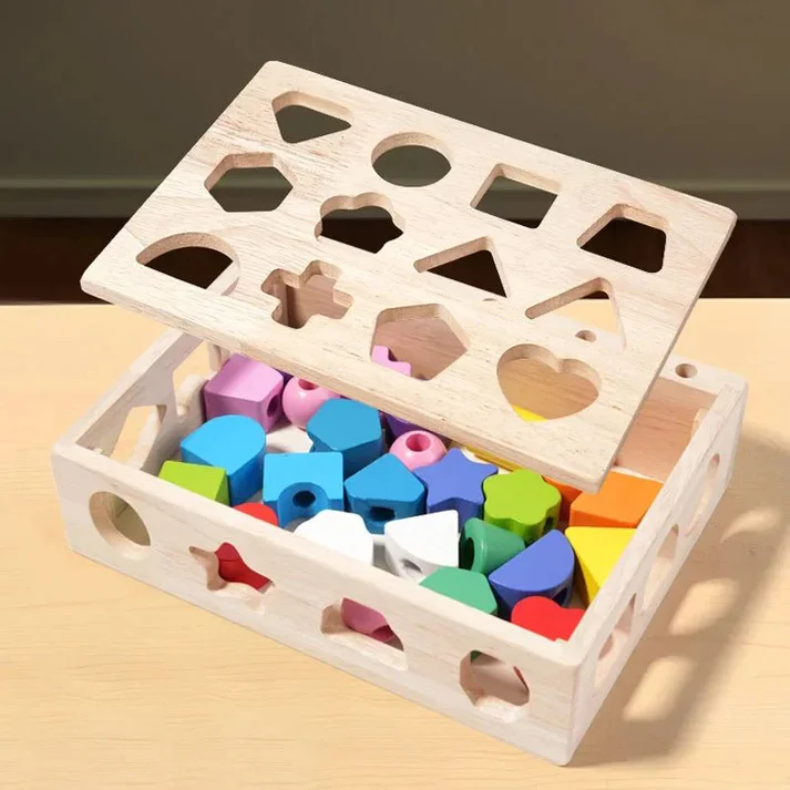 SanneSort™ – 5-in-1 Montessori vormenbox