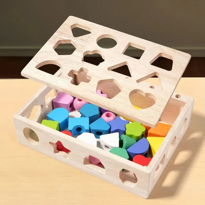 SanneSort™ – 5-in-1 Montessori vormenbox