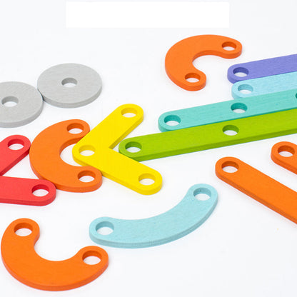 Evi™ – Montessori Geobord Puzzel