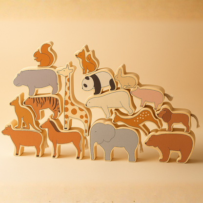 Zoe™ – Balans & Dierenplezier – Montessori Stapelspel