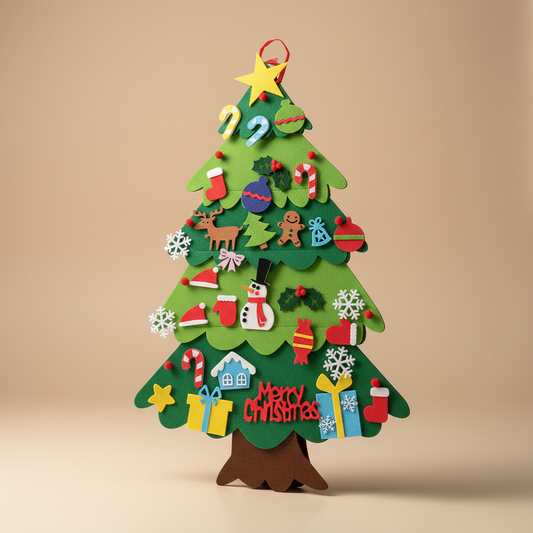 FleurBoom™ – DIY Vilt Kerstboom voor Kleintjes