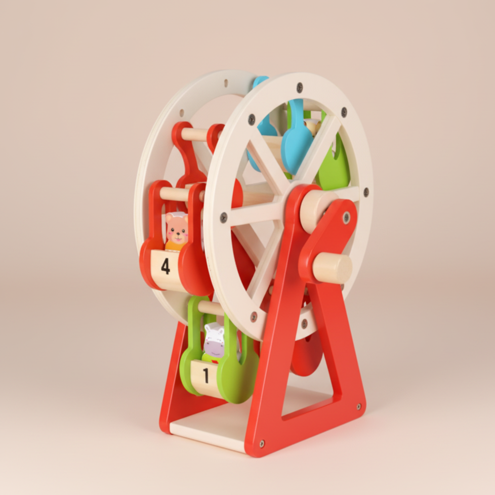 WillyWiel™ – Houten Dierenreuzerad