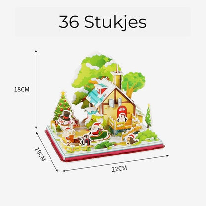 LumiKerst™ – 3D Bouwplezier voor Feestelijke Kindermomenten