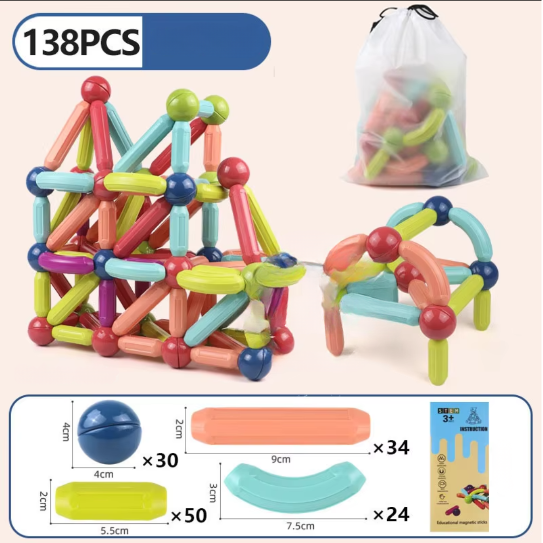 MiloMagnet™ – Creatief Bouwen Zonder Grenzen – Magnetische Bouwset