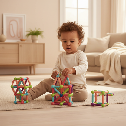 MiloMagnet™ – Creatief Bouwen Zonder Grenzen – Magnetische Bouwset