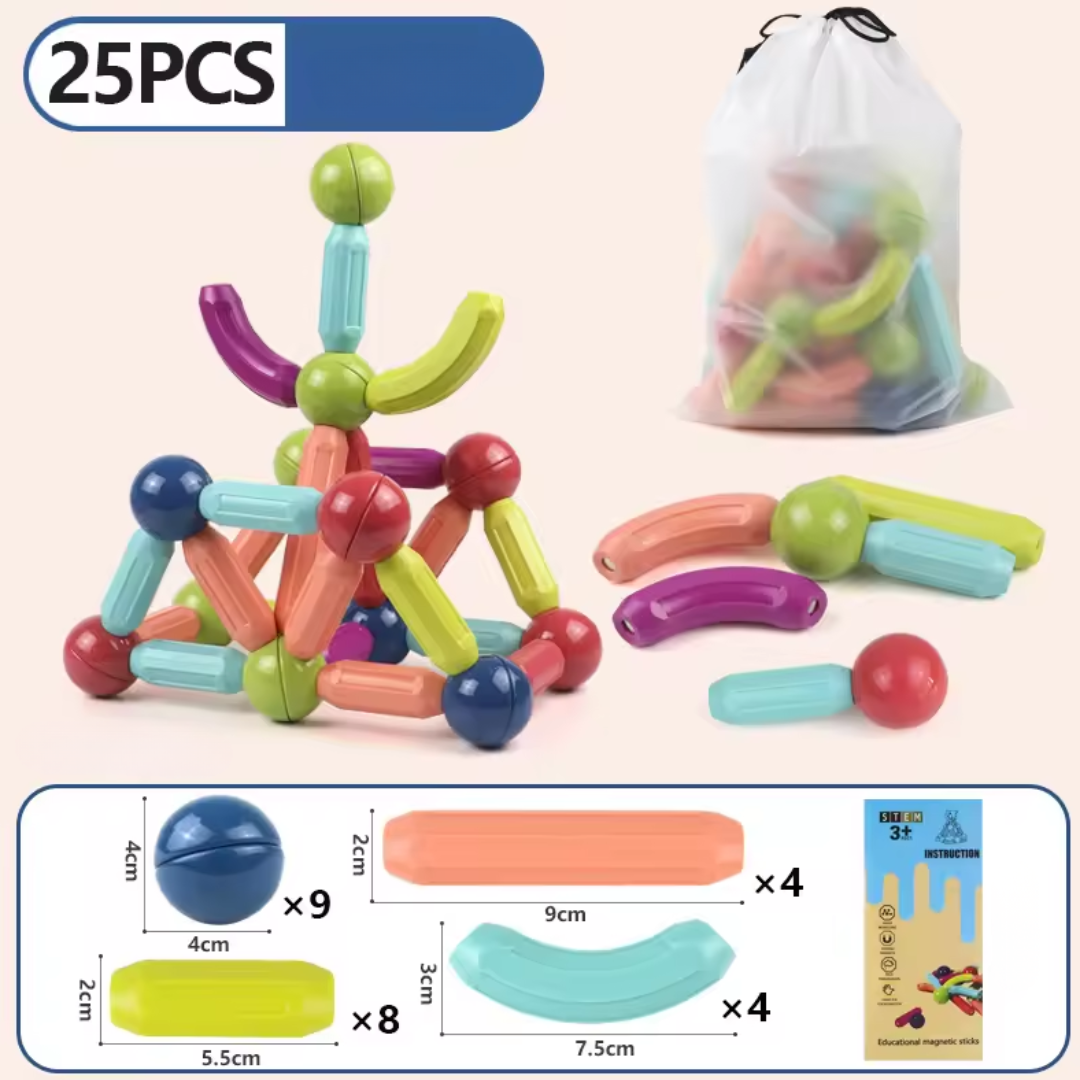 MiloMagnet™ – Creatief Bouwen Zonder Grenzen – Magnetische Bouwset