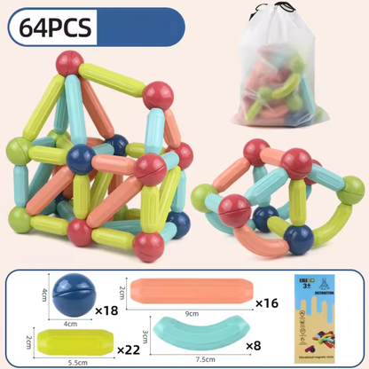 MiloMagnet™ – Creatief Bouwen Zonder Grenzen – Magnetische Bouwset