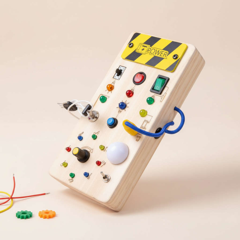 LarsBoard™ – Busy Board Houten Schakelbord