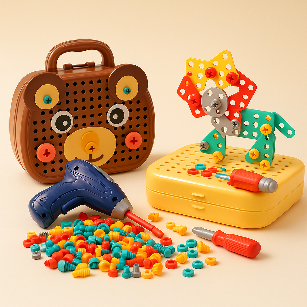 BoortjeBram™ – Montessori Bouw & Schroeftafel