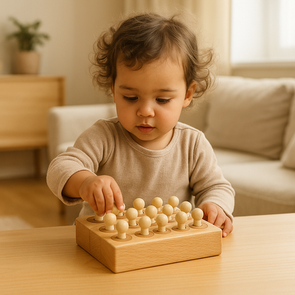 🧸 LinaCilinders™ – Montessori Cylinder Puzzel