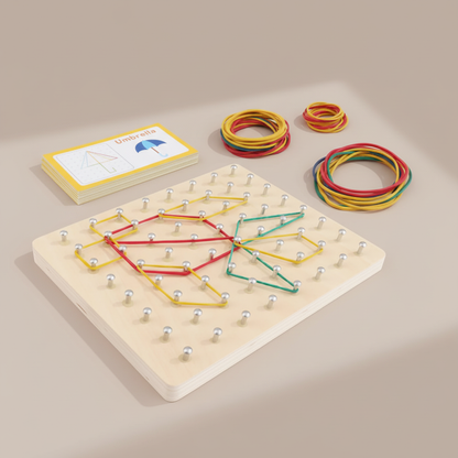 FennaForm™ – Creatief Spelbord met Elastieken