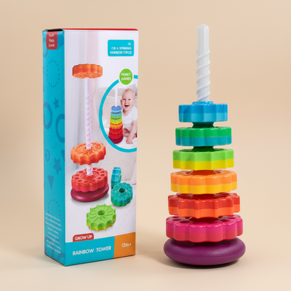LunaTower™ – Montessori Regenboog Stapeltoren