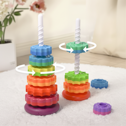 LunaTower™ – Montessori Regenboog Stapeltoren