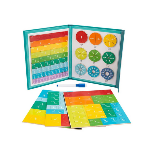 TallyUp - Leer breuken spelenderwijs! – Magnetische breukenkaarten