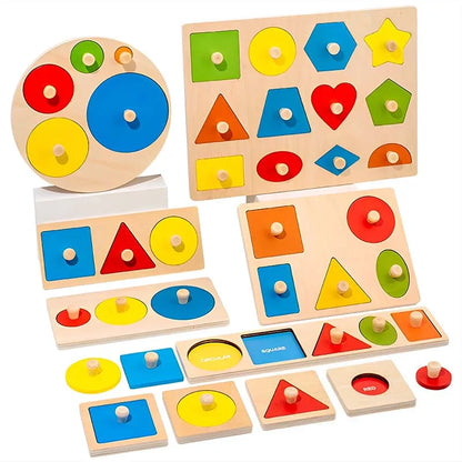 NoaPuzzel™ – Montessori Vorm- & Kleurpuzzel