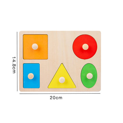 NoaPuzzel™ – Montessori Vorm- & Kleurpuzzel