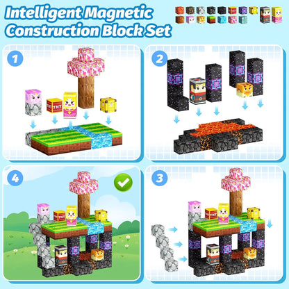 Brikko™ - Magnetic Building Cubes Set Montessori