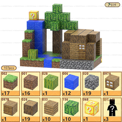 Brikko™ - Magnetic Building Cubes Set Montessori