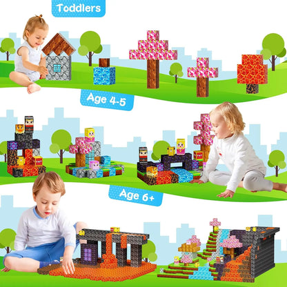 Brikko™ - Magnetic Building Cubes Set Montessori