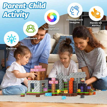 Brikko™ - Magnetic Building Cubes Set Montessori