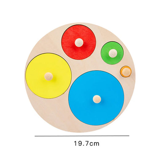 NoaPuzzel™ – Montessori Vorm- & Kleurpuzzel