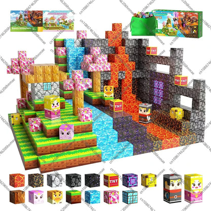 Brikko™ - Magnetic Building Cubes Set Montessori