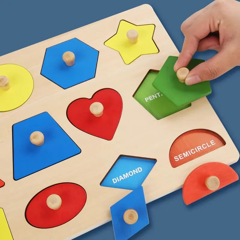 NoaPuzzel™ – Montessori Vorm- & Kleurpuzzel