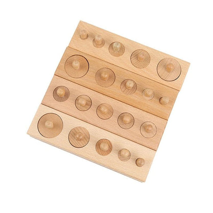 🧸 LinaCilinders™ – Montessori Cylinder Puzzel