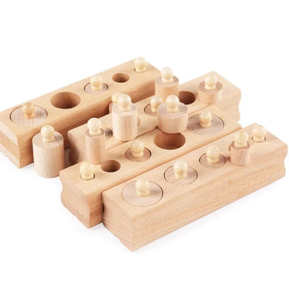 🧸 LinaCilinders™ – Montessori Cylinder Puzzel